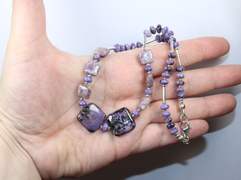Charoit mit Silber 925