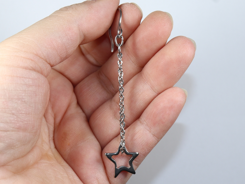 stainless steel earrings
