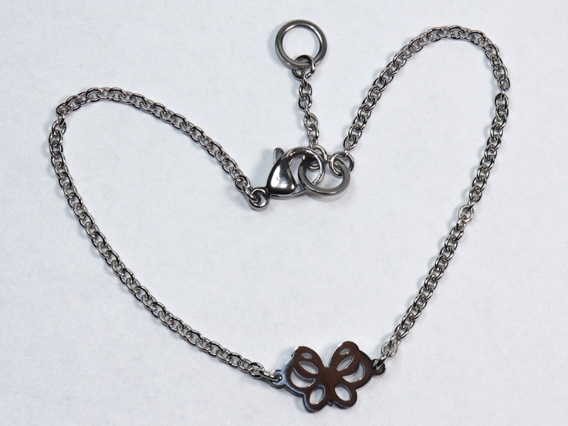 stainless steel anklet