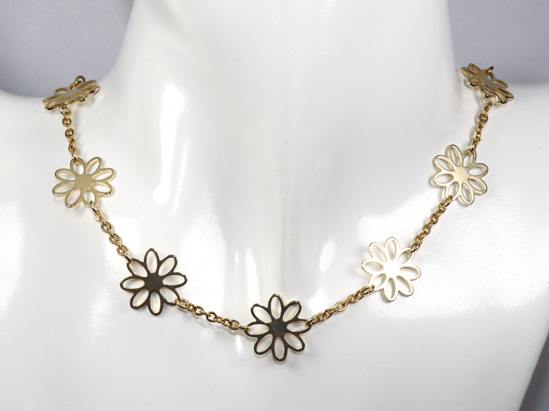 Choker-Halskette aus Edelstahl