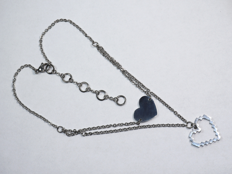 Choker-Halskette aus Edelstahl