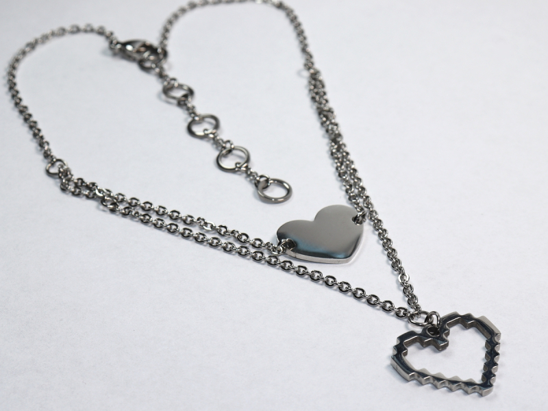 Choker-Halskette aus Edelstahl