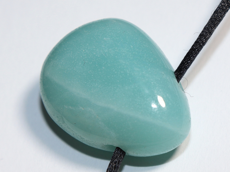 amazonite with cord or silver 925