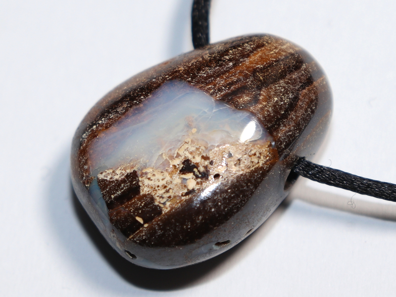 Boulderopal mit Band oder Silber 925