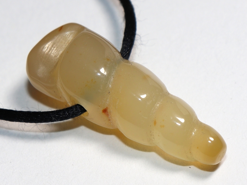 carnelian with cord or silver 925