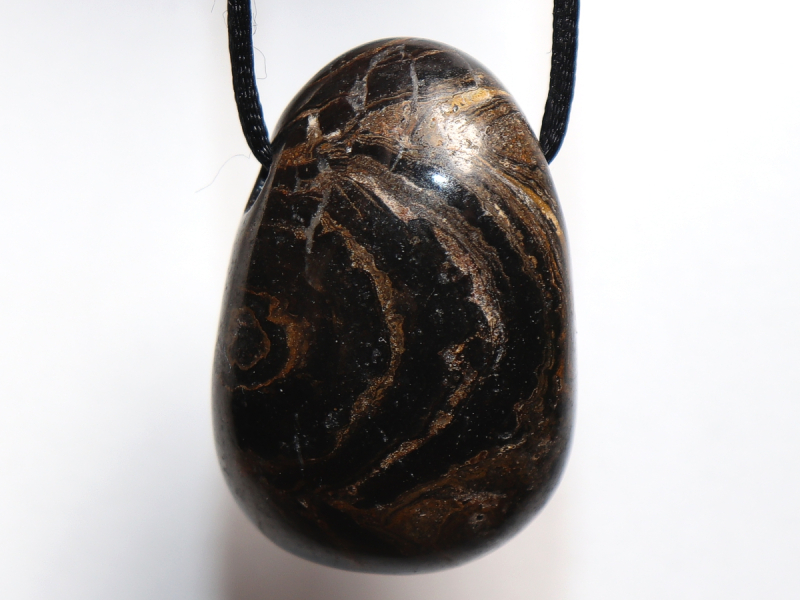 Stromatolith mit Band oder Silber 925