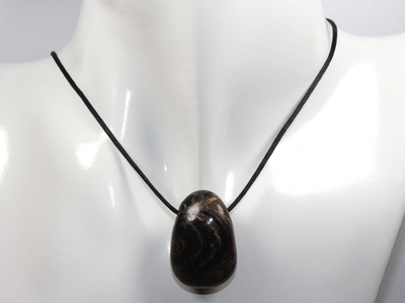 Stromatolith mit Band oder Silber 925