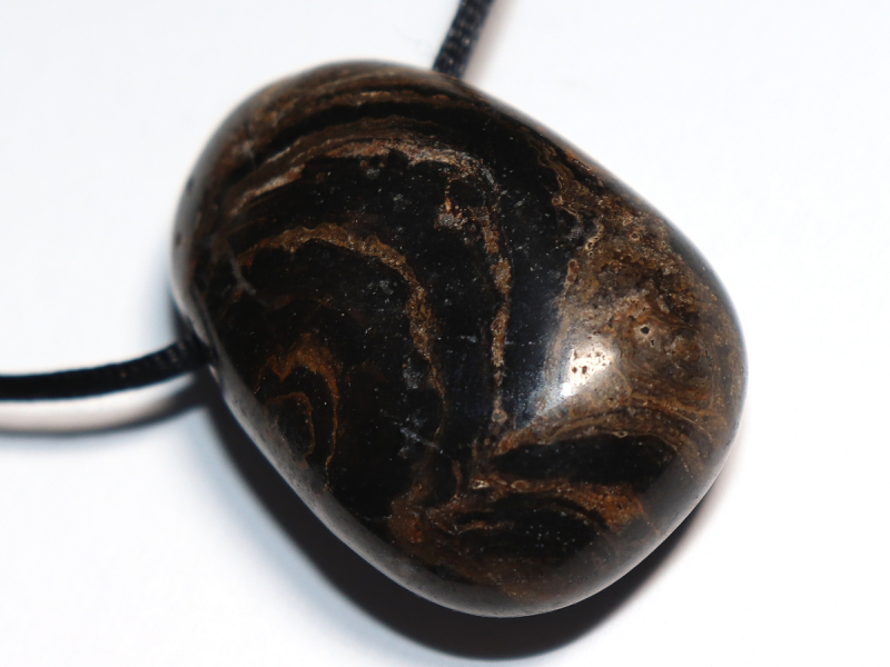 Stromatolith mit Band oder Silber 925