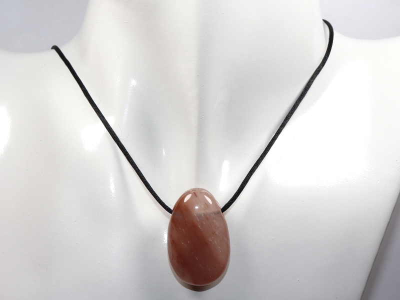 hematite quartz with cord or silver 925