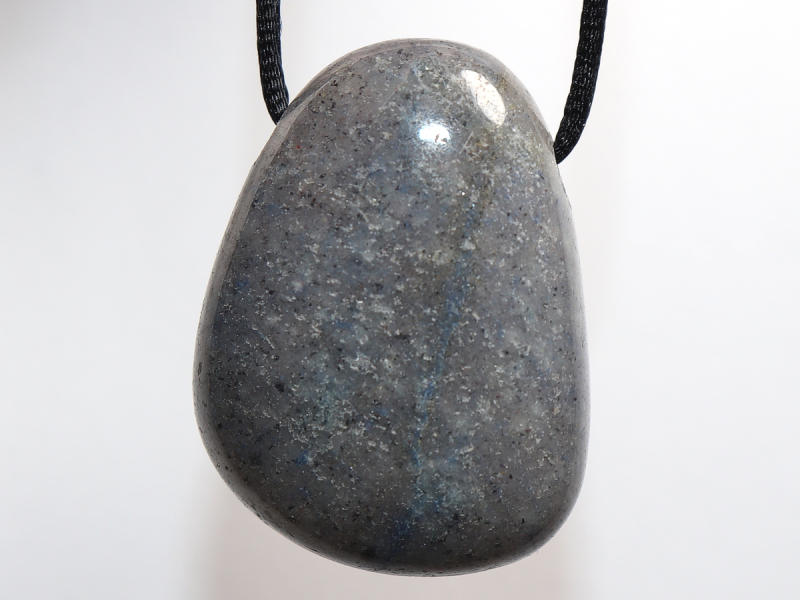 Blauquarz mit Band oder Silber 925