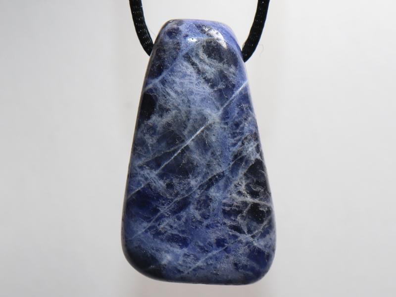 Sodalith mit Band oder Silber 925