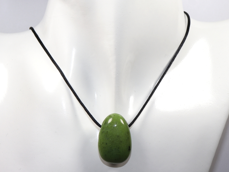 Chrysopras mit Band oder Silber 925