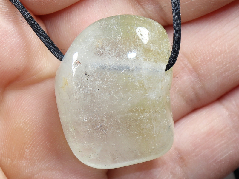 topaz with cord or silver 925