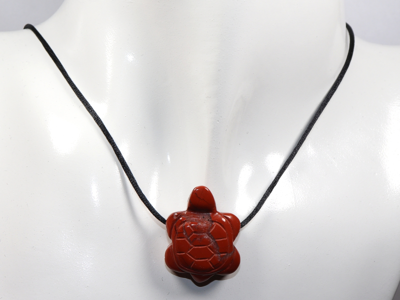 red jasper with cord or silver 925