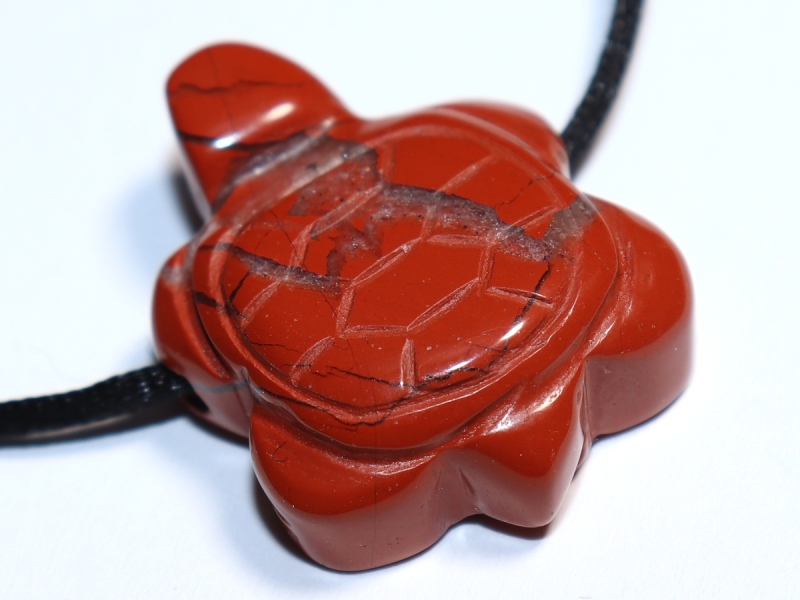 red jasper with cord or silver 925