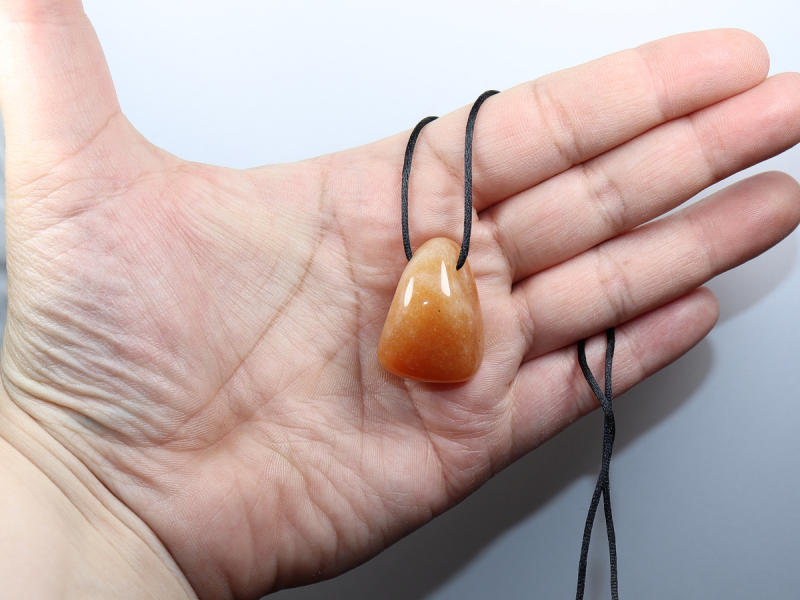 aventurine with cord or silver 925