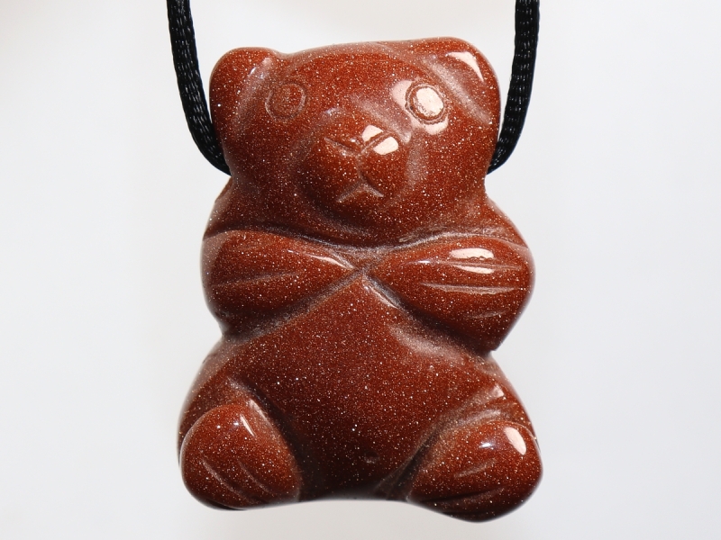 gold sandstone with cord or silver 925