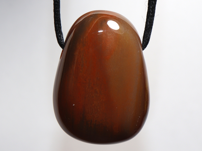 versteinertes Holz mit Band oder Silber 925