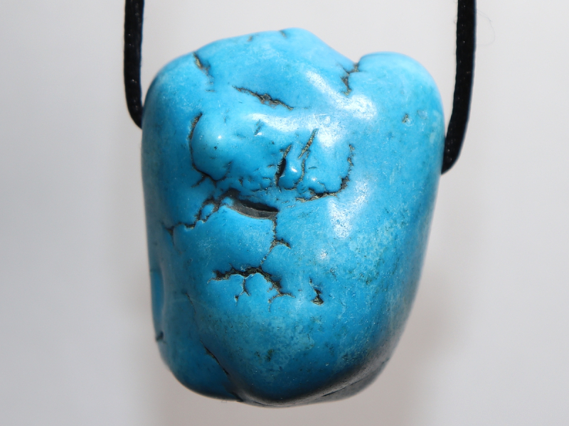 turquoise (rec.) with cord or silver 925