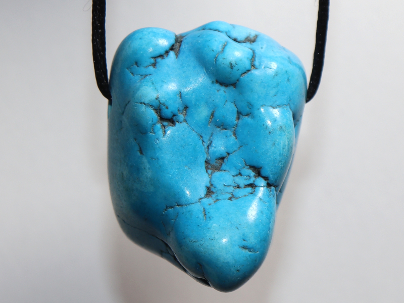 turquoise (rec.) with cord or silver 925