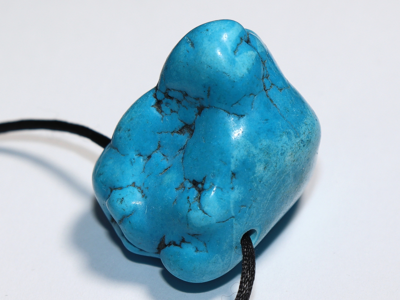turquoise (rec.) with cord or silver 925
