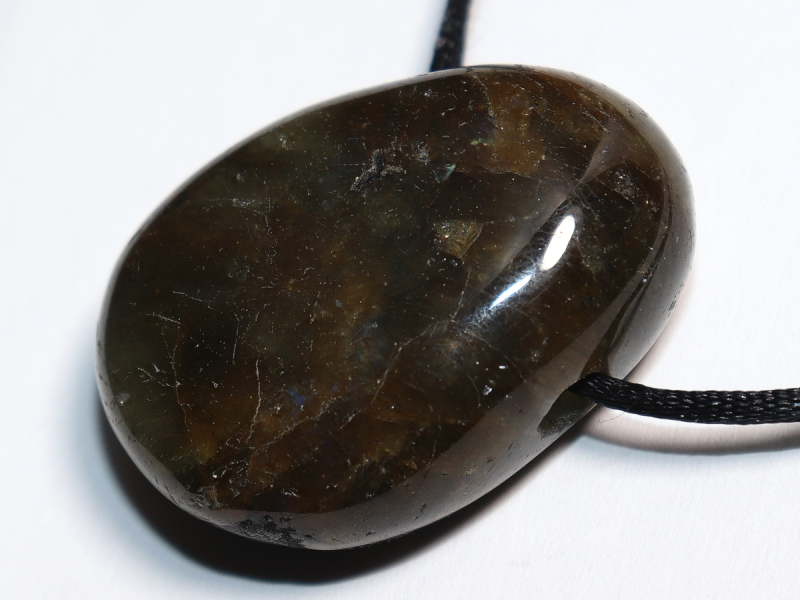 Labradorit mit Band oder Silber 925
