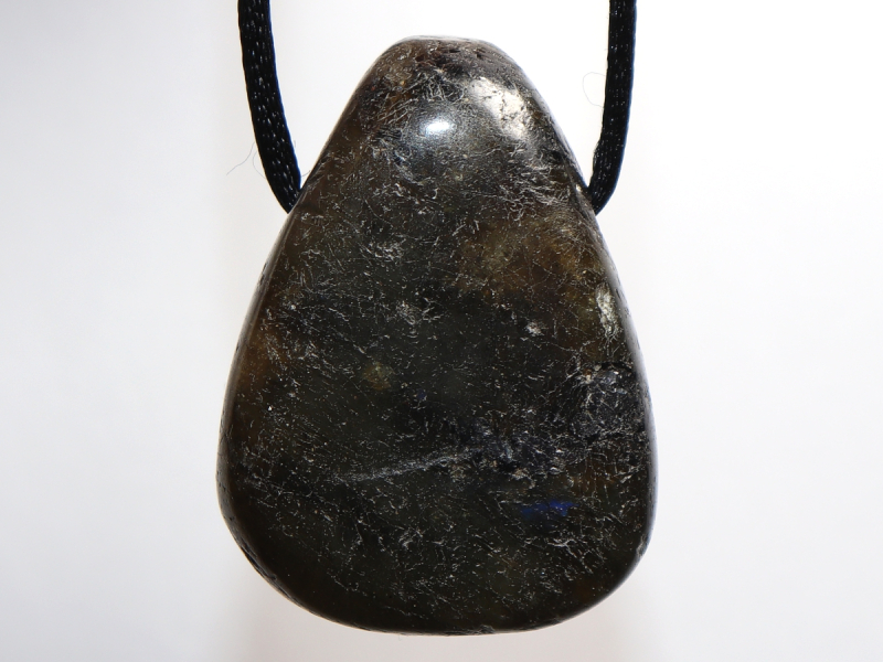 labradorite with cord or silver 925
