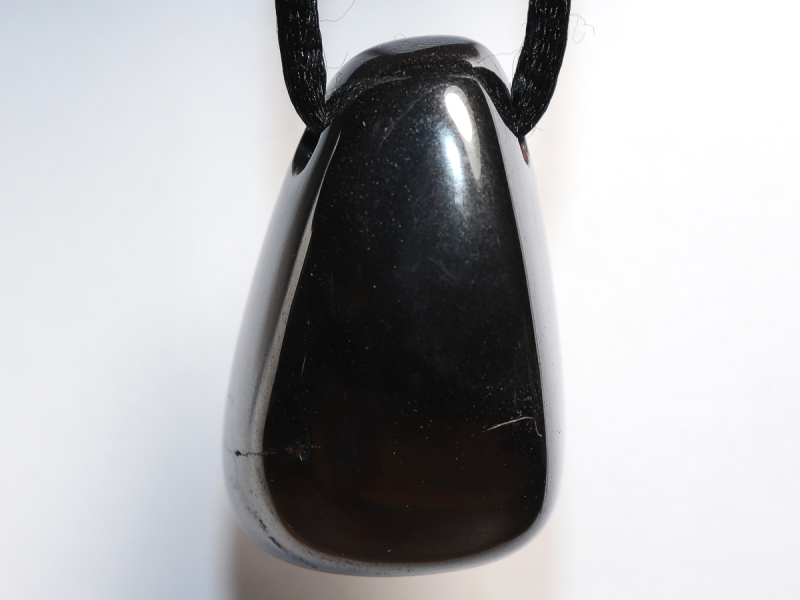 hematite with cord or silver 925