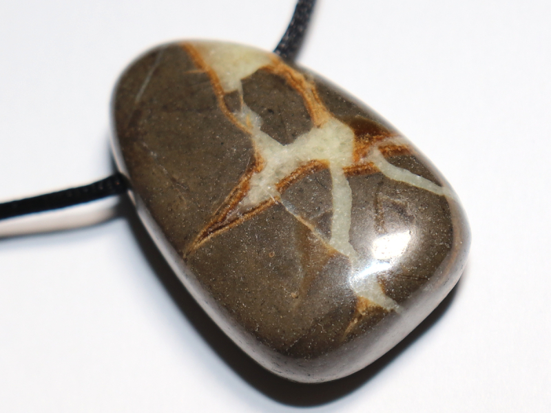 Septarie mit Band oder Silber 925