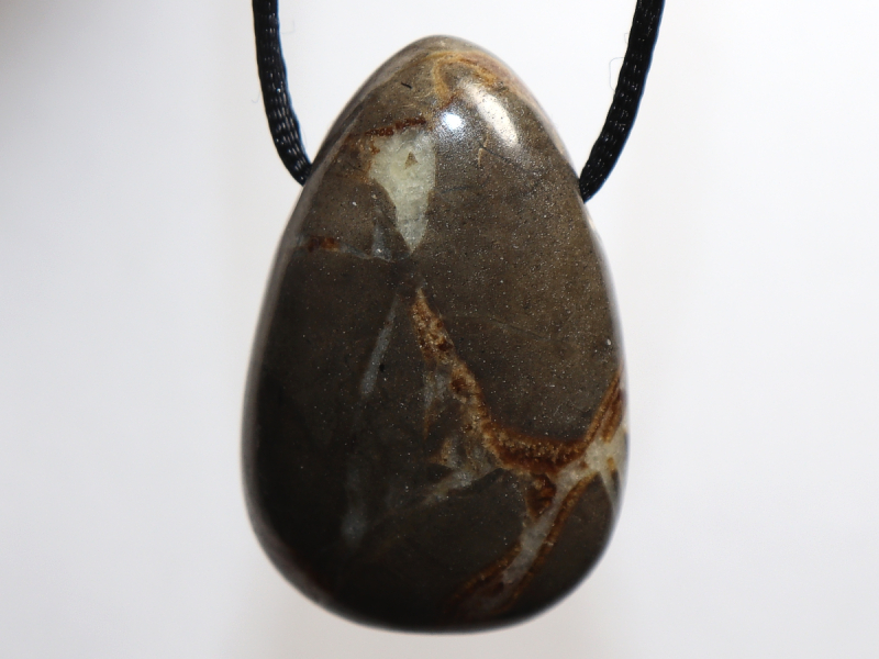 septaria with cord or silver 925