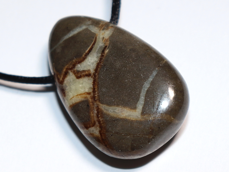 septaria with cord or silver 925