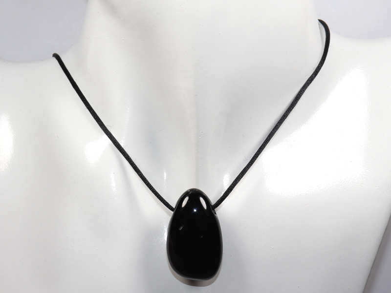 tektite with cord or silver 925