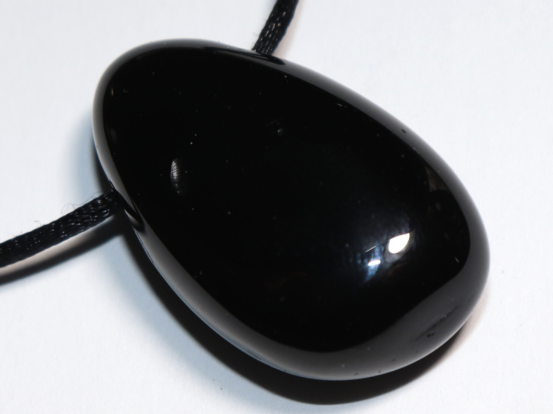 tektite with cord or silver 925