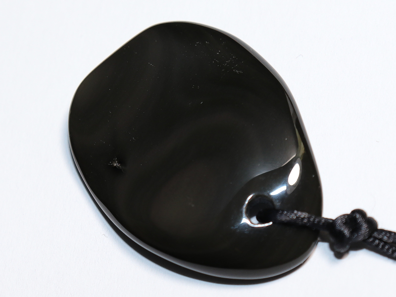 Regenbogenobsidian mit Band