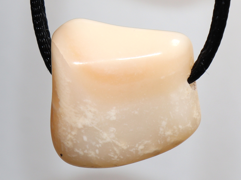 fire opal with cord or silver 925
