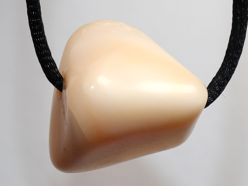 fire opal with cord or silver 925