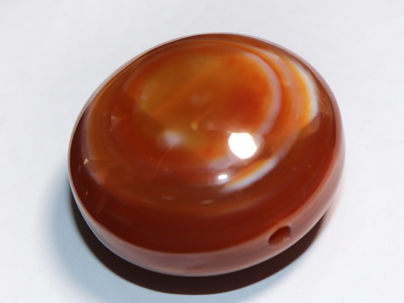 eye agate (sardonyx) with nylon cord