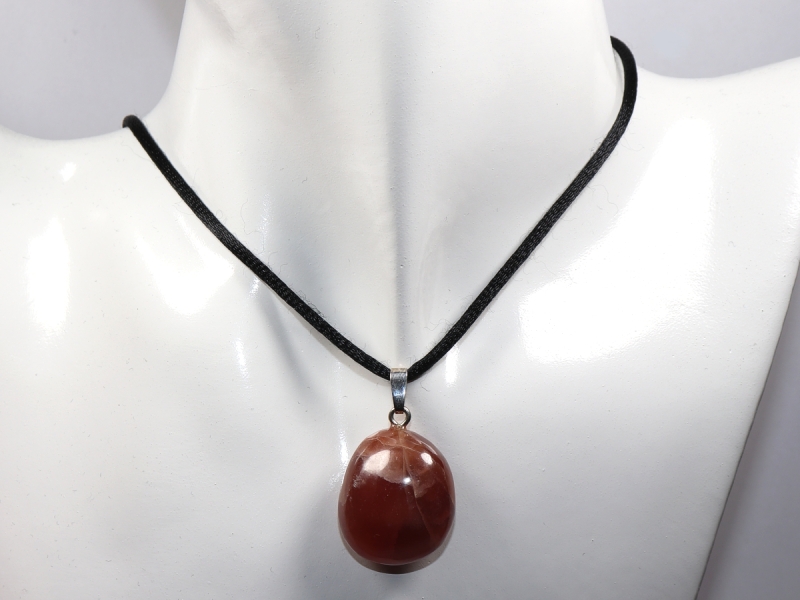 Rhodochrosit mit Band oder Silber 925