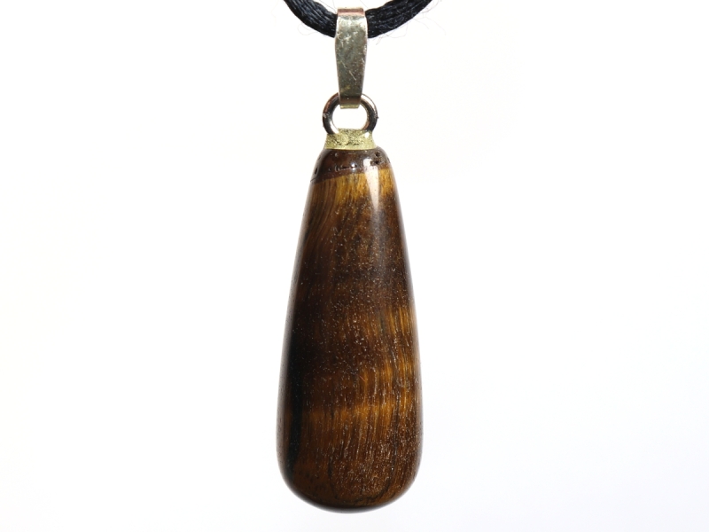 tiger's eye with cord or silver 925