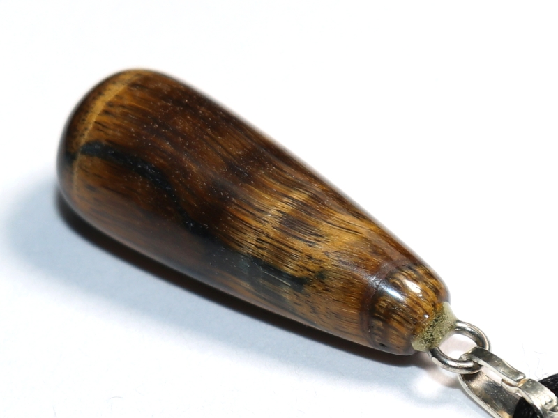 tiger's eye with cord or silver 925