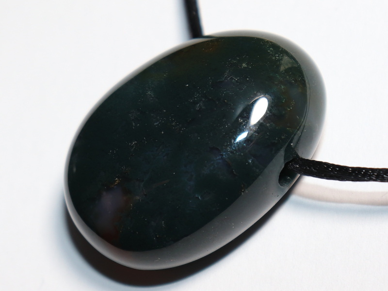 Moosachat mit Band oder Silber 925