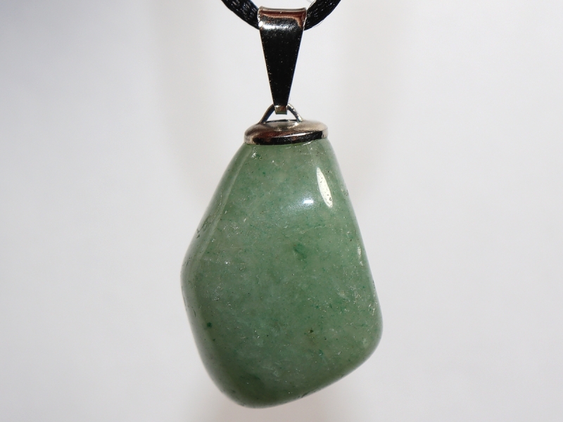aventurine with cord or silver 925