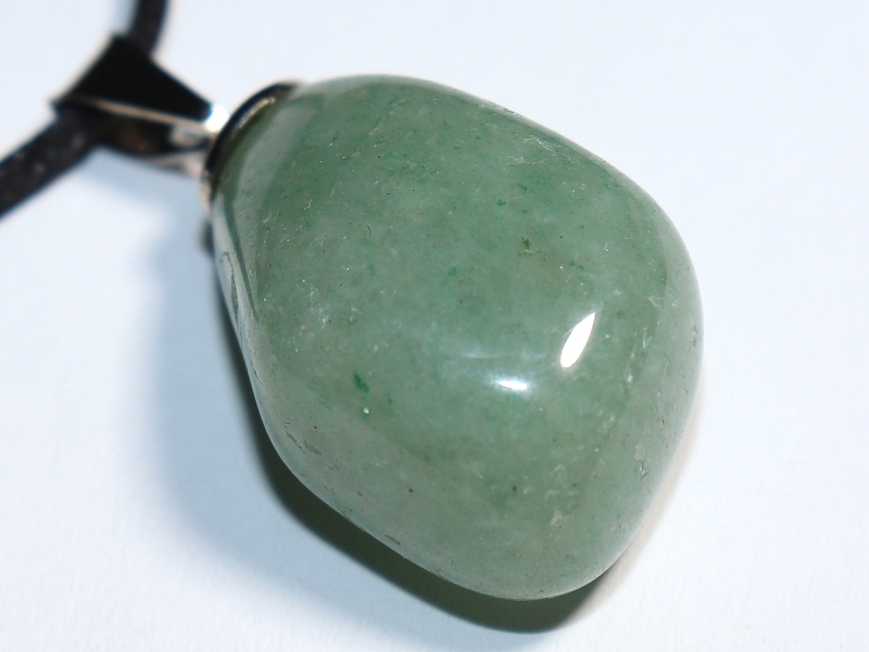aventurine with cord or silver 925
