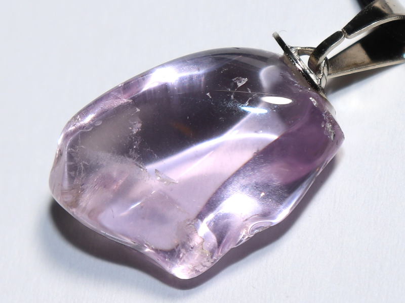 amethyst with cord or silver 925