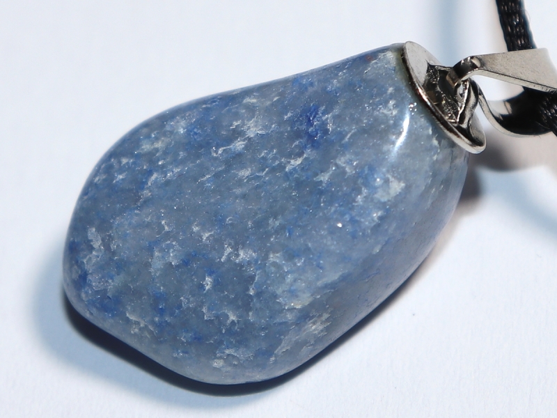 blue quartz with cord or silver 925