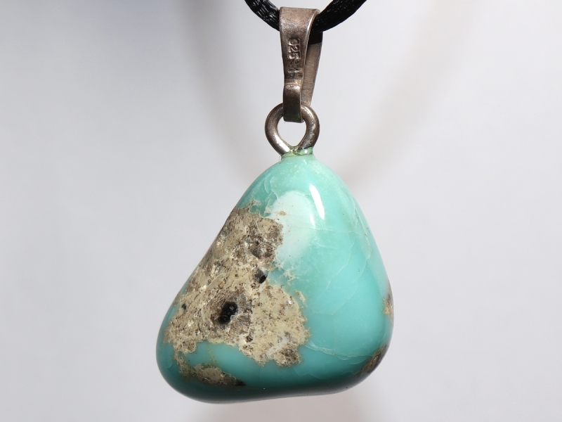turquoise with cord or silver 925