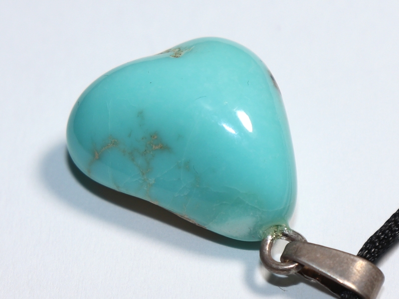 turquoise with cord or silver 925