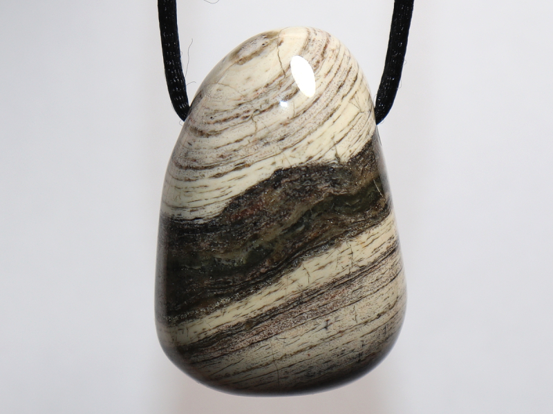 silverleaf jasper with cord or silver 925