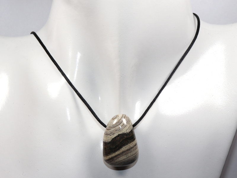 silverleaf jasper with cord or silver 925