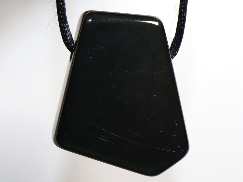 Regenbogenobsidian mit Band oder Silber 925